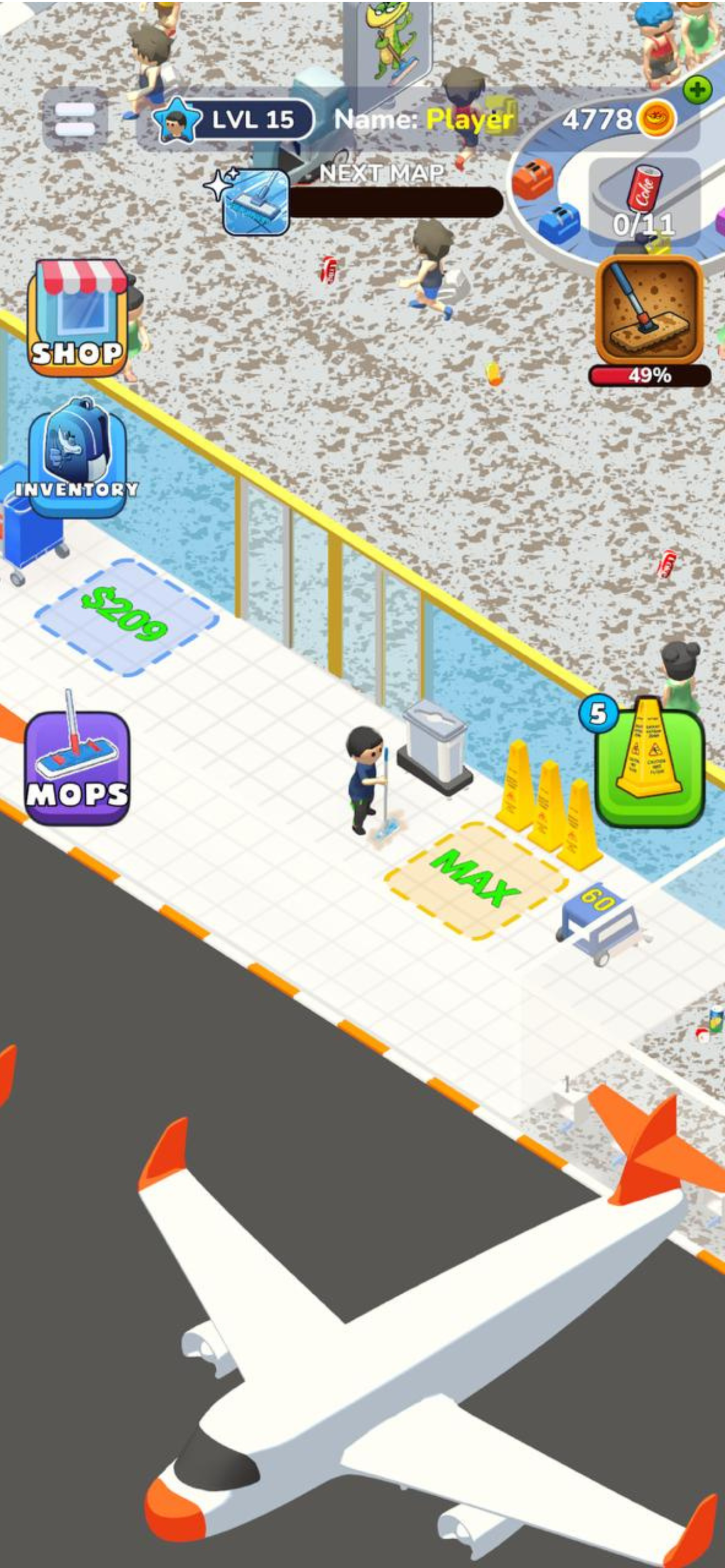 Cleaner Hero Idle screenshot 6