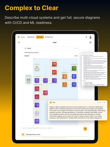 AIDAC: AI Architect iPad screenshot