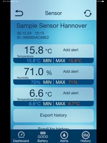 App screenshot