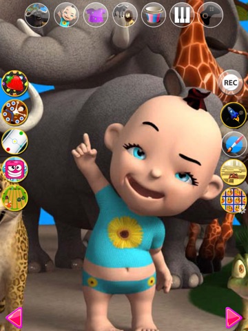 Talking Babsy Baby At The Zoo iPad screenshot