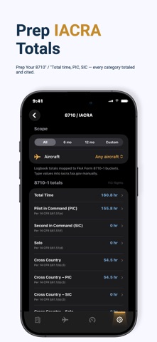 DaPilot: AI Logbook for Pilots iPhone screenshot
