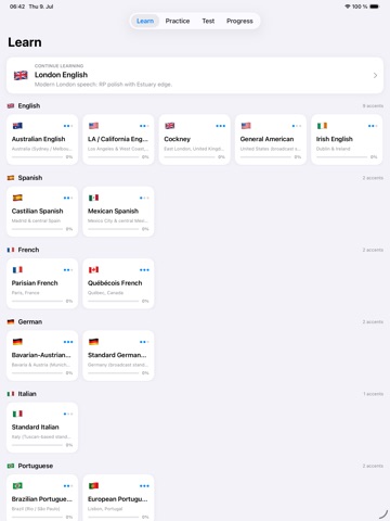 Accent Coach: Master Accents iPad screenshot