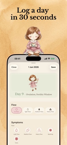 Ovulation&menstrual tracker Screenshot 2 of 6