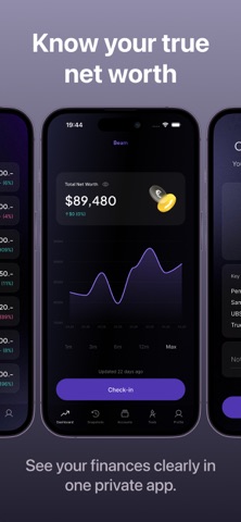 Private Net Worth Tracker Beam Screenshot 1 of 10
