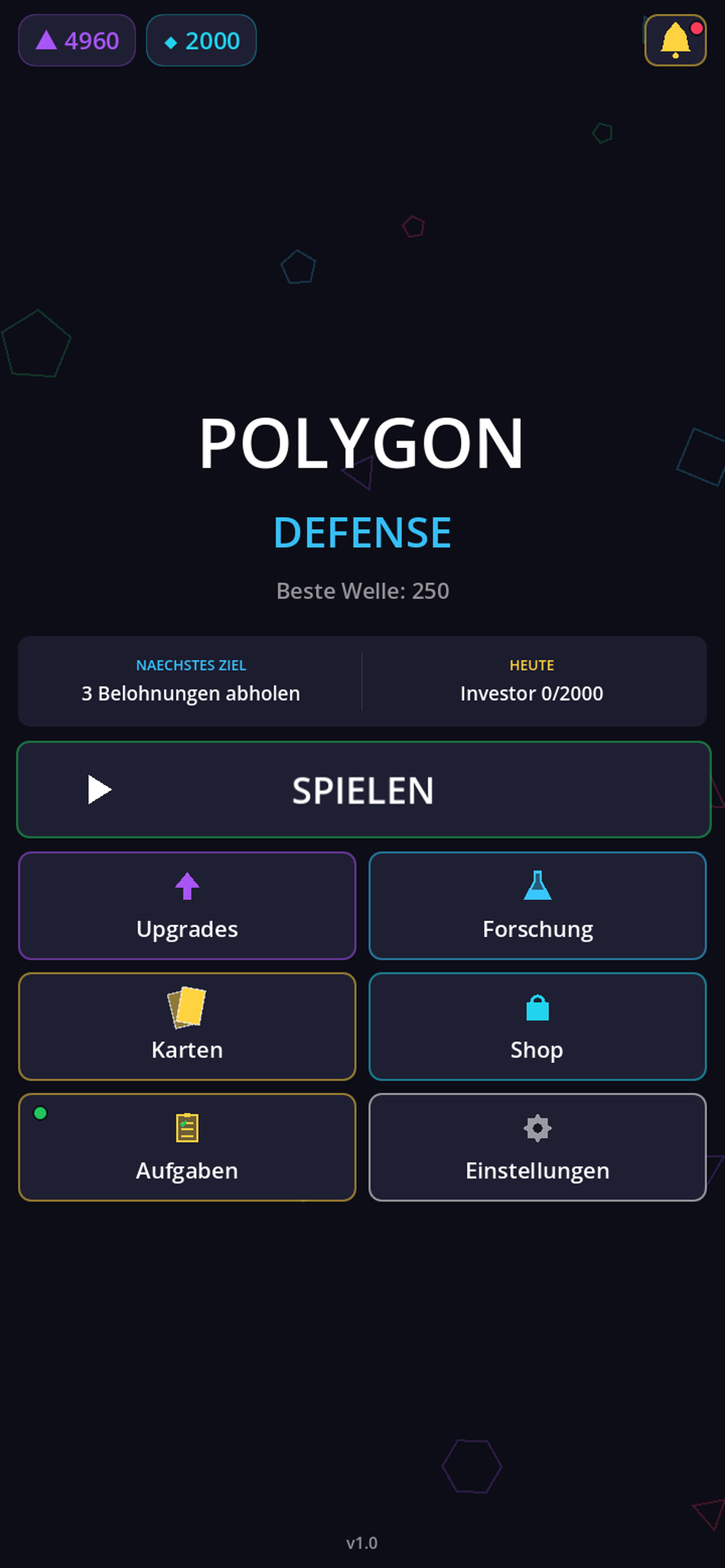 Polygon Defense: Idle TD screenshot 8