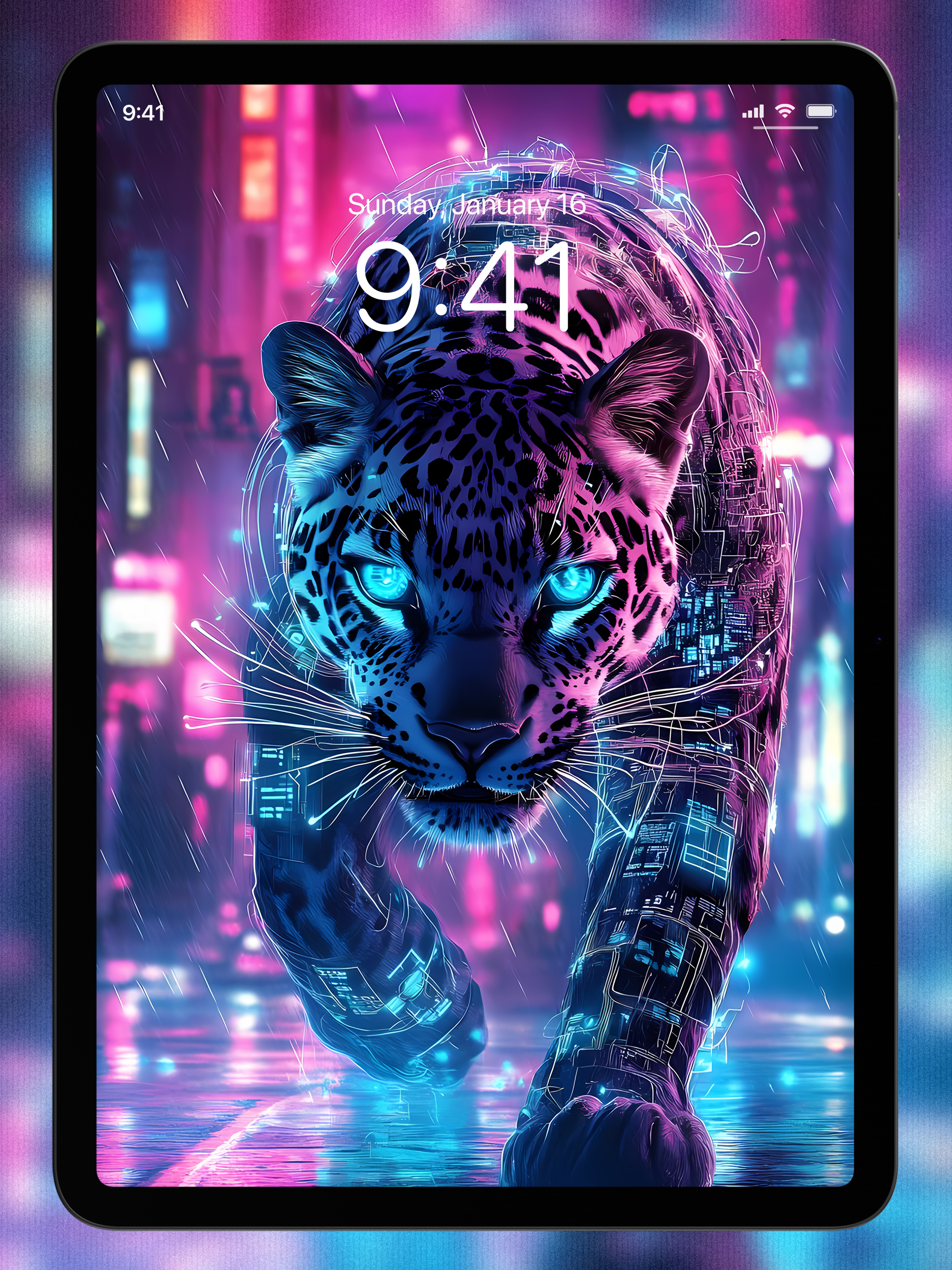 Neon Animals Wallpapers screenshot 12