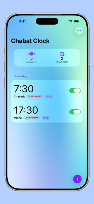 Chabat Clock Screenshot 1 of 2