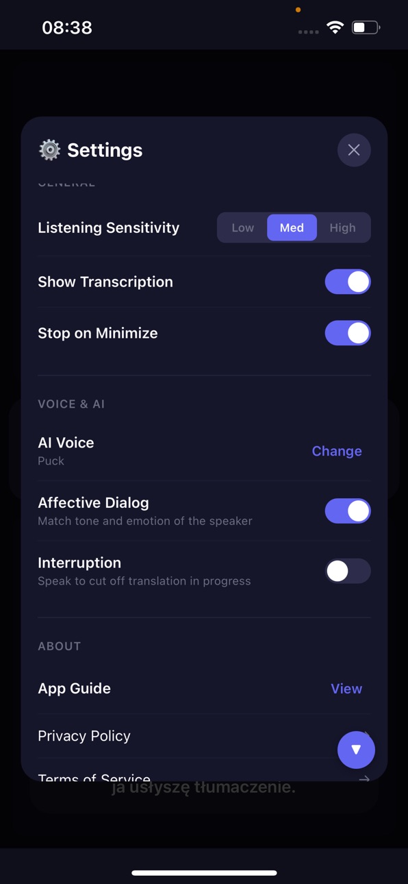 iPhone screenshot
