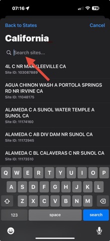 Local River Flows screenshot