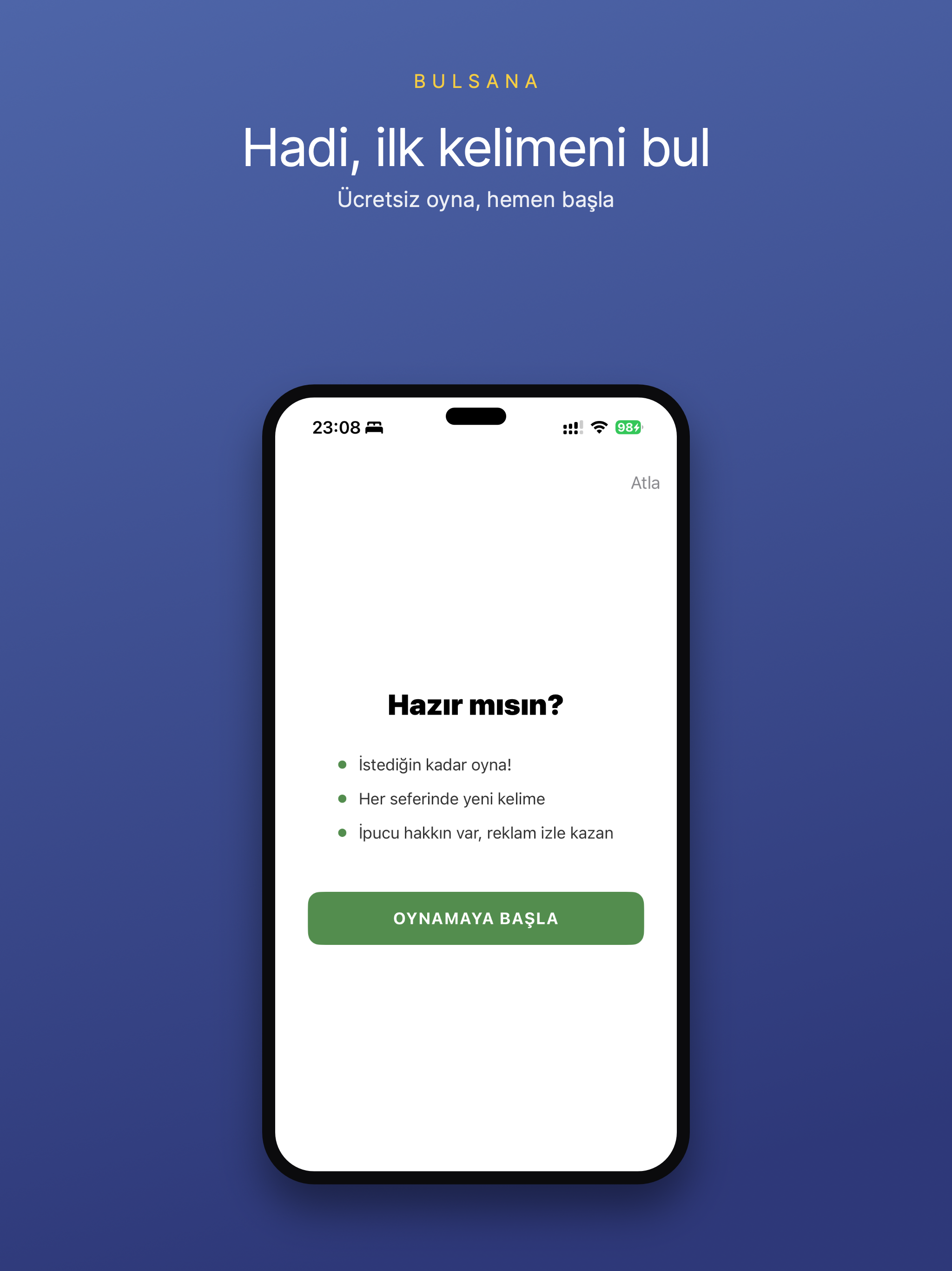 Bulsana - Kelime Tahmin Oyunu screenshot 11