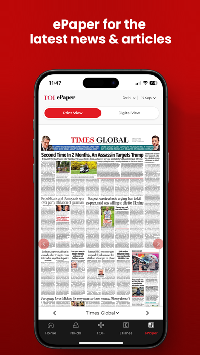 The Times of India - News App Screenshot