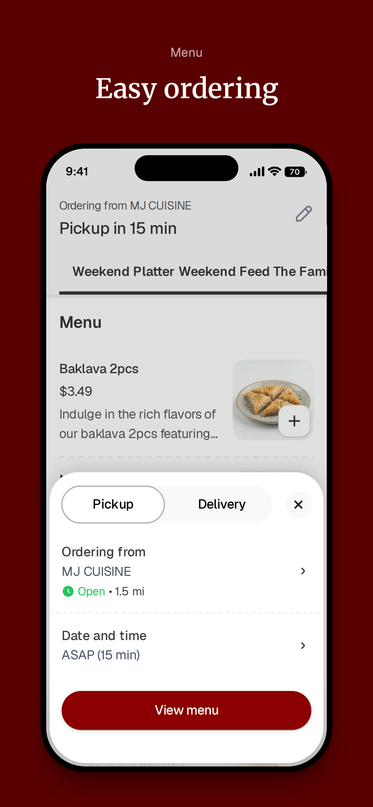 MJ CUISINE screenshot 3