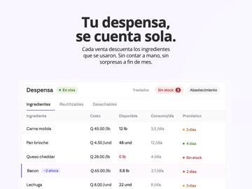 Sabor Suite iPad screenshot