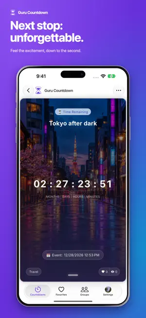 Guru Countdown screenshot 2