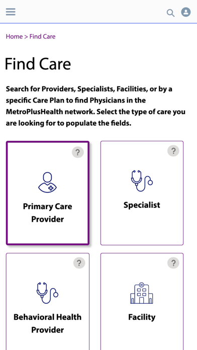 MetroPlusHealth Member Screenshot