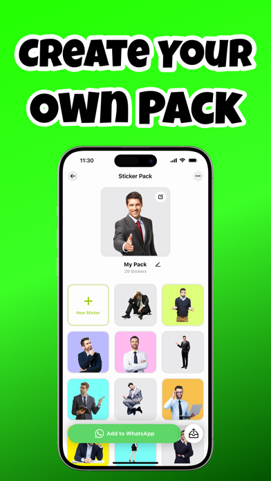 Top Stickers - WASticker Maker iPhone screenshot 4 - Graphics & Design app