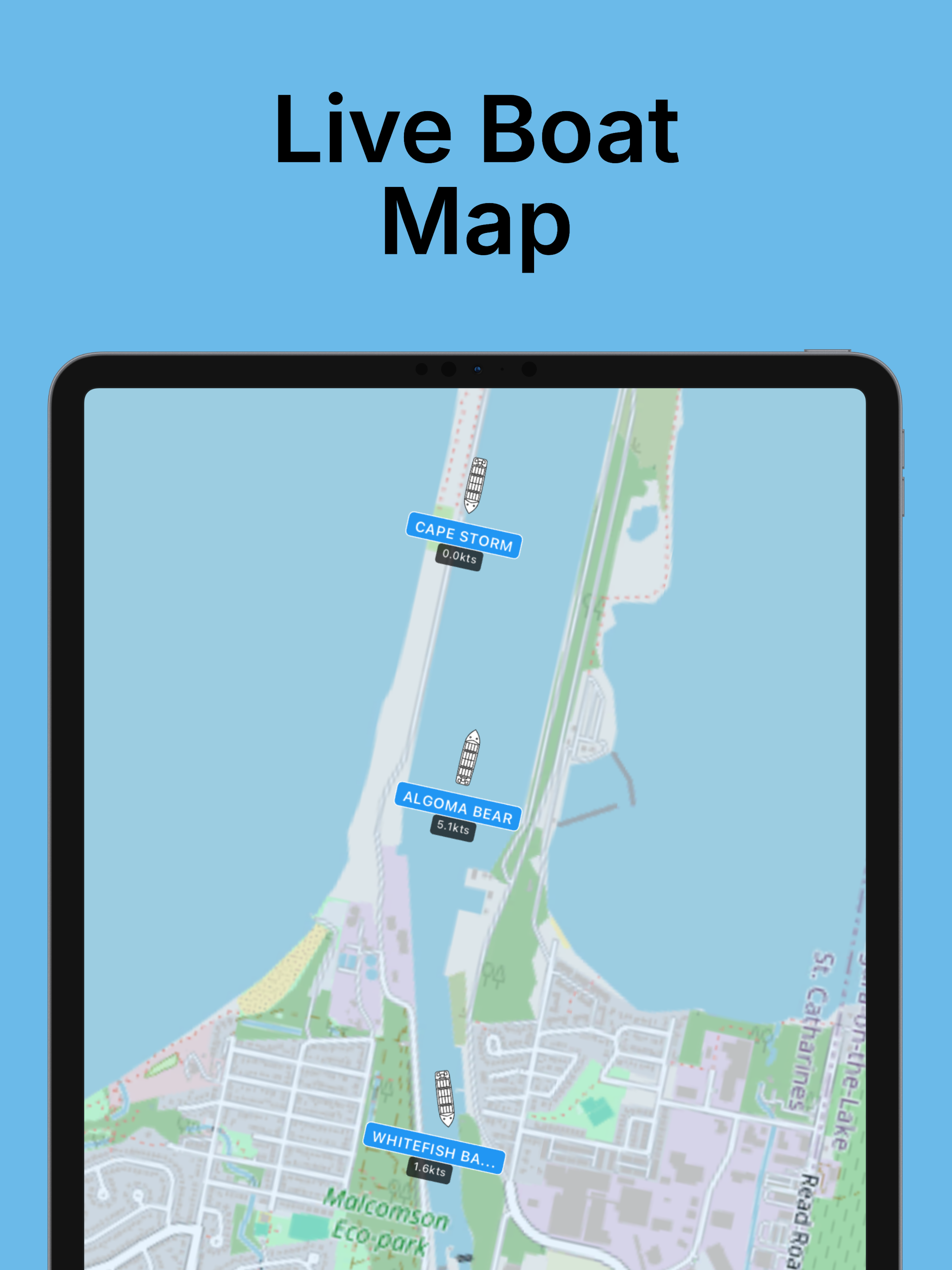 Welland Canal - Bridge Status screenshot 5
