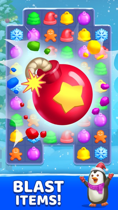 Christmas Santa's Match 3 Screenshot