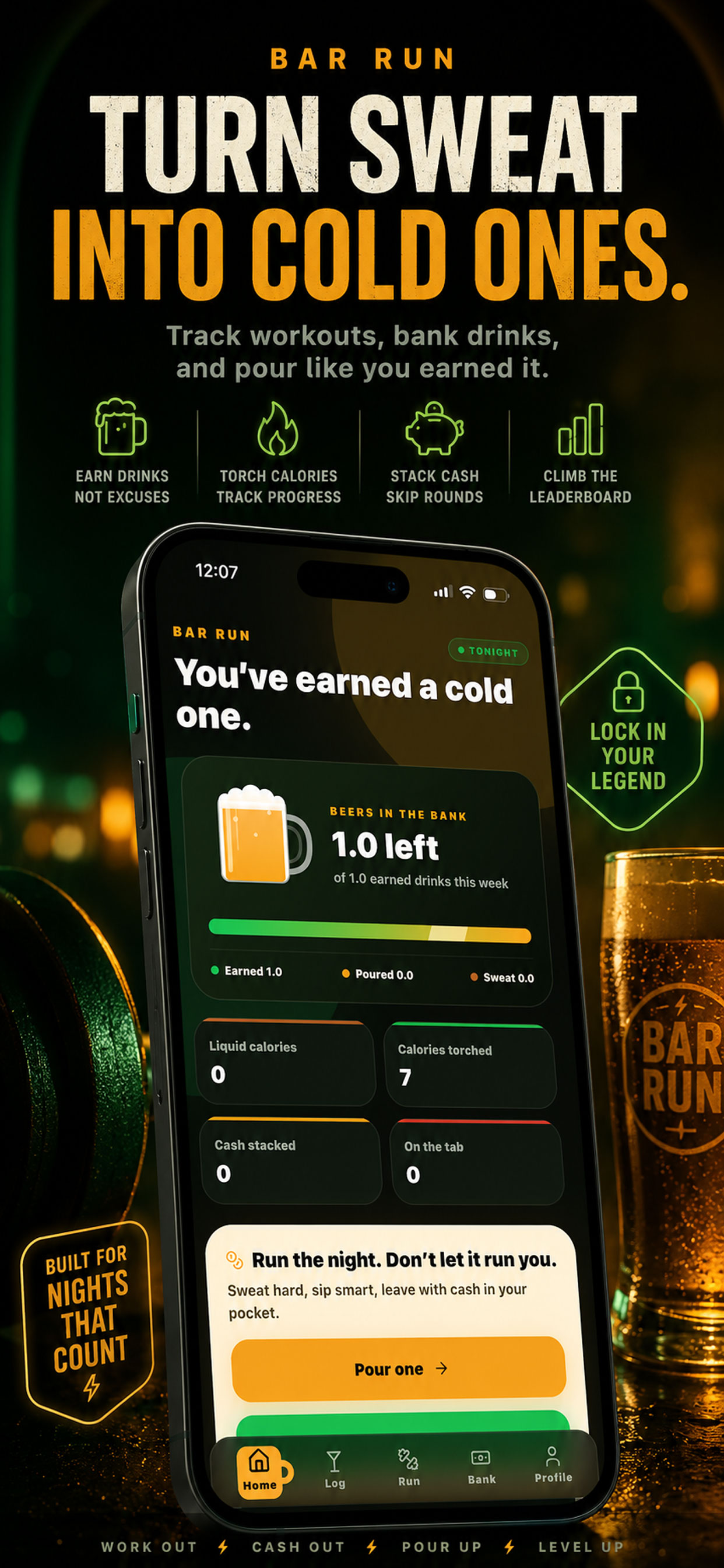 Bar Run App