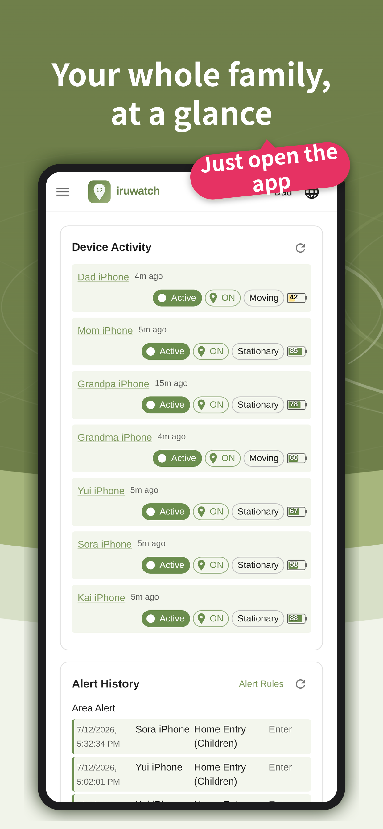 iruwatch - Family GPS Locator screenshot 4