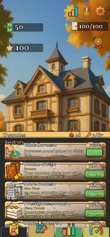 Hotel Clicker - Idle Game iPhone screenshot