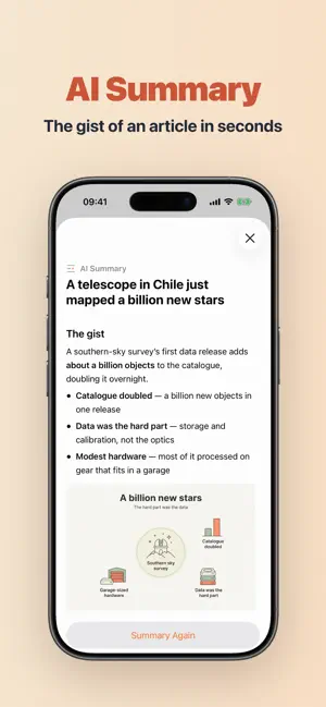 PoweReader-AI RSS Reader screenshot 2