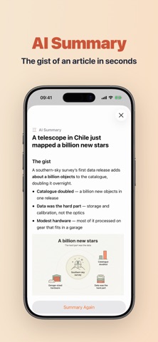 PoweReader-AI RSS Reader Screenshot 2 of 9
