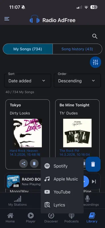 Radio Adfree: App ohne Werbung screenshot 7 of 10