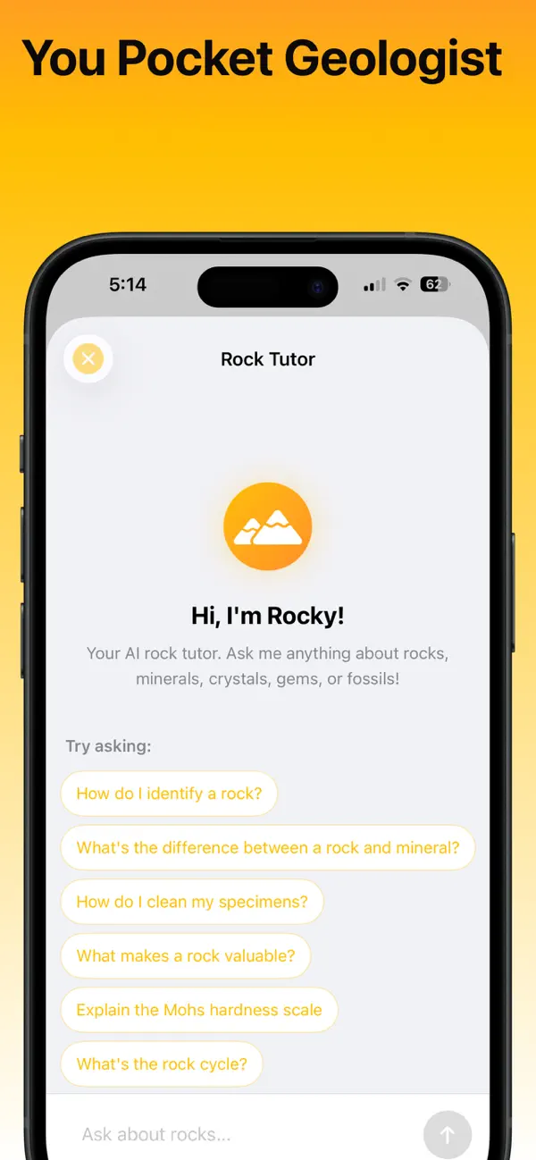 Screenshot #2 pour Rock Identifier: Rockly