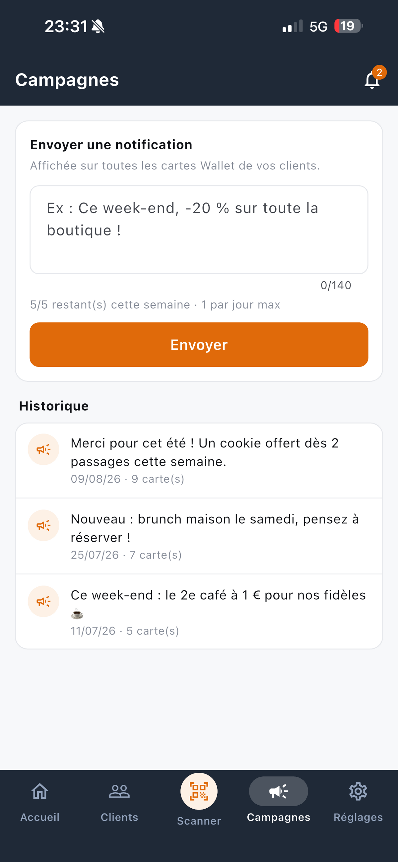 Klik Fidélité screenshot 4