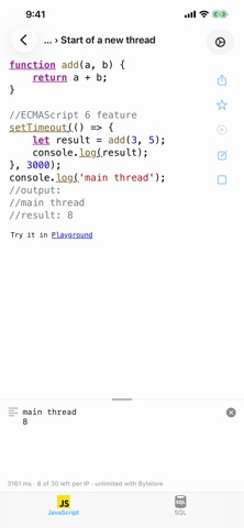 JavaScript Recipes Screenshot 9 of 10