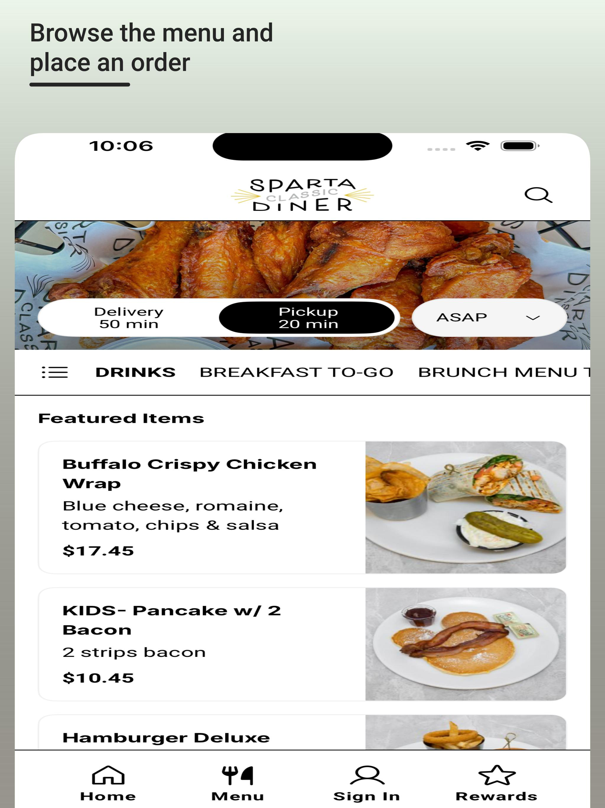 Sparta Classic Diner screenshot 9