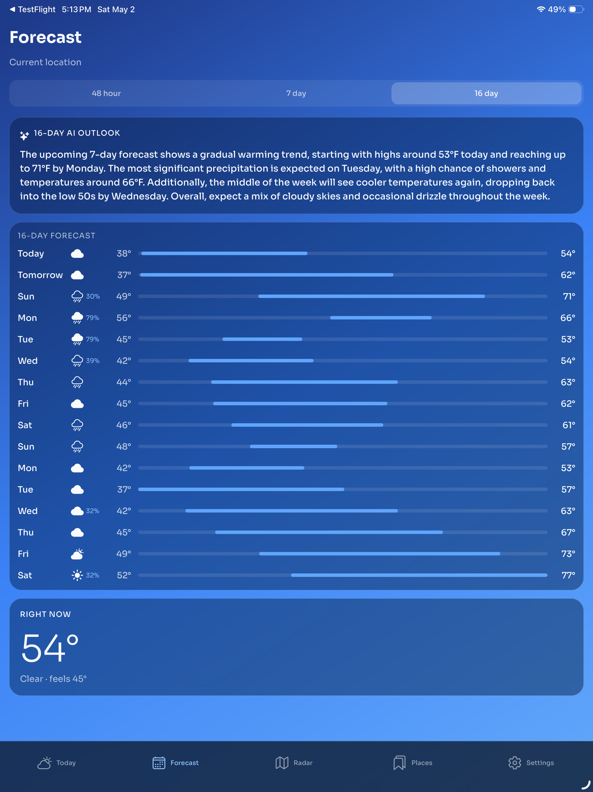 Atmos AI Weather & Live Radar screenshot 7