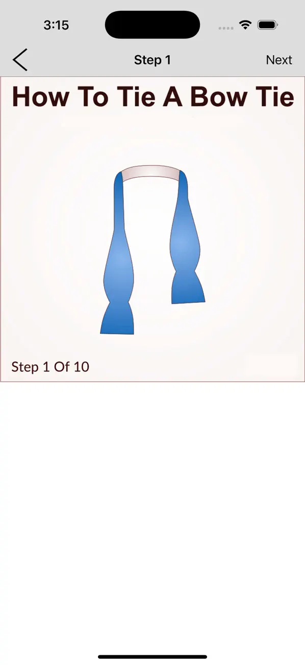 Screenshot #1 pour HowDoYouTieANecktie