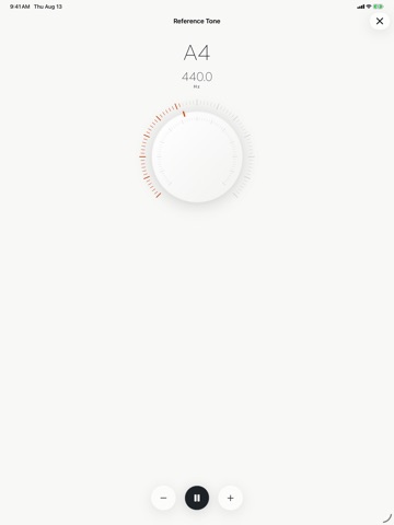 Simple Metronome & Tuner iPad screenshot
