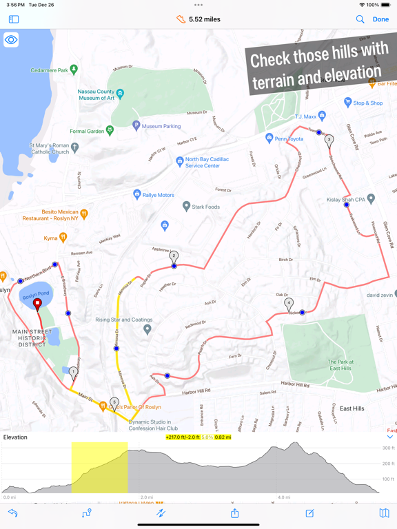 EasyRoute iPad screenshot 4 - Health & Fitness app