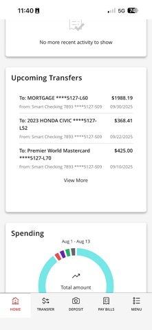 Mission Fed Mobile Banking Screenshot 5 of 6