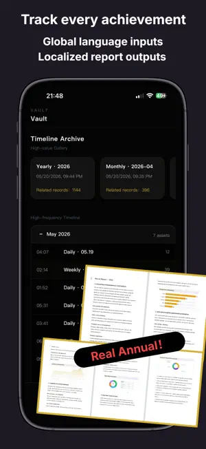 LogLogic: AI Work Reports screenshot 2