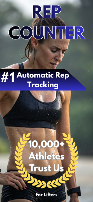 Workout Tracker & Rep Counter Screenshot 1 of 7