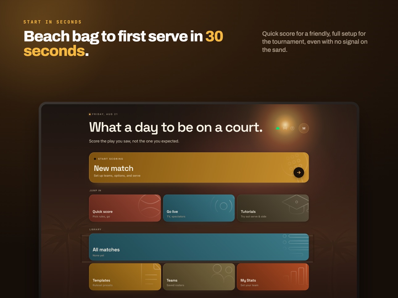 Screenshot 8 of Beach Tennis Ref: Scoreboard