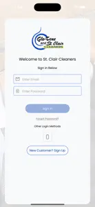 St. Clair Cleaners screenshot #1 for iPhone