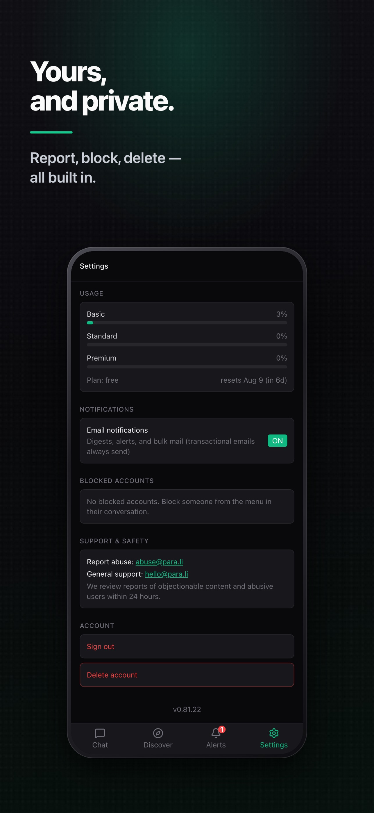 Screenshot 5 of Para — Your Own AI