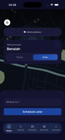 Peekride iPhone screenshot