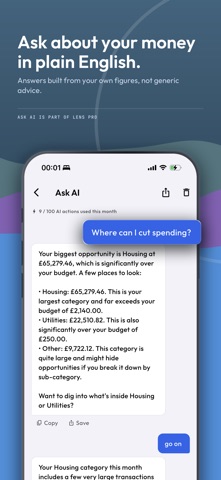 Lens: Daily Budget Screenshot 8 of 9