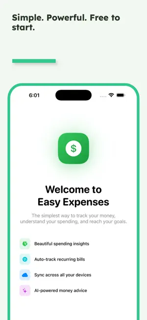 Easy Expenses Tracker 2 screenshot 1