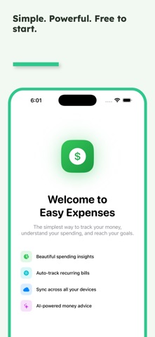 Easy Expenses Tracker 2 iPhone screenshot
