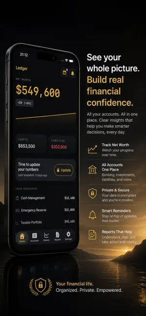 Ledger: Net Worth Tracker screenshot 2