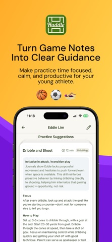 Huddle: Sports Parent AI screenshot