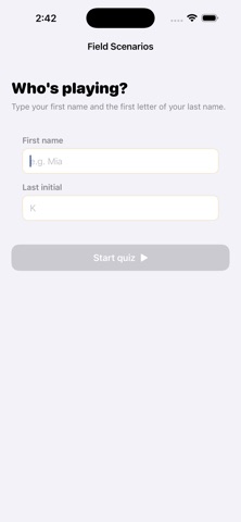 Softball Quiz CBSL screenshot
