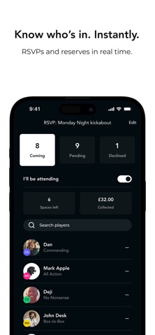 Footify iPhone screenshot